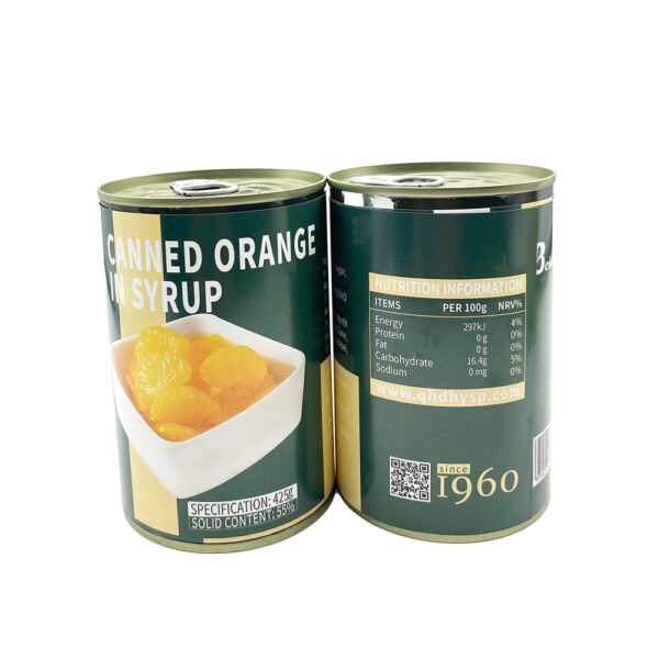 High Energy Canned Mandarin Fruit