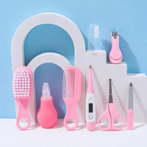 Newborn Kids Nail Hair Care Grooming Brush Kit