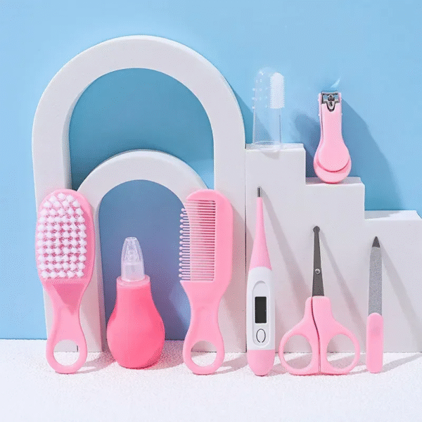 Newborn Kids Nail Hair Care Grooming Brush Kit