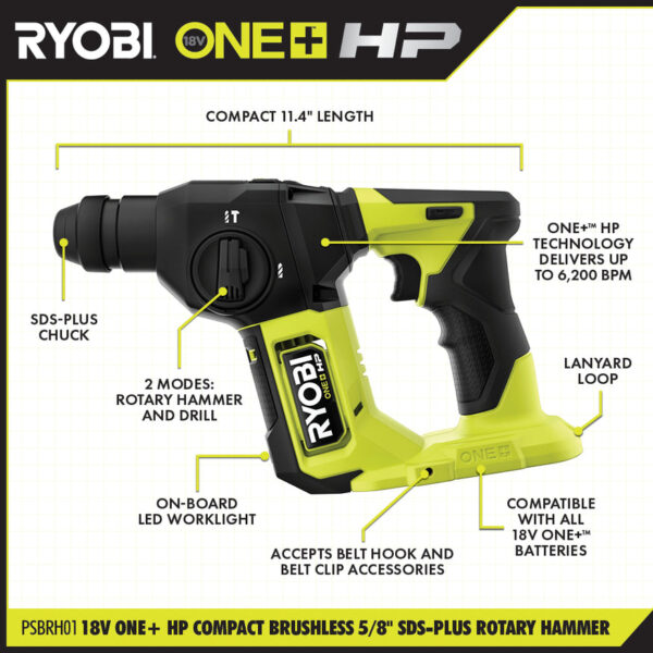 image_1754488999735 18V ONE+ HP COMPACT BRUSHLESS 5/8" SDS-PLUS ROTARY HAMMER KIT